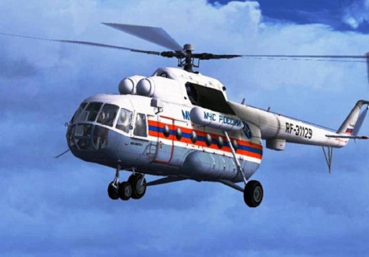 Возле разрушенного вертолета Ми-8 нашли тела трех человек