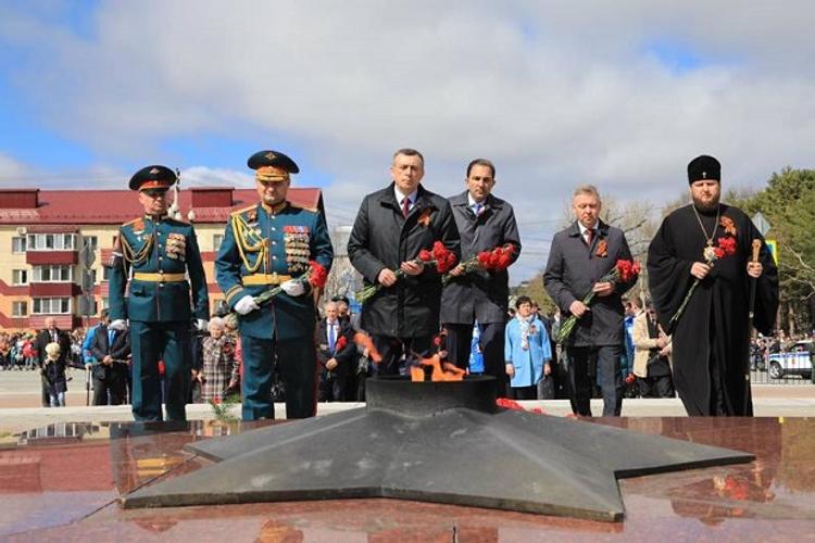 Область отметила 74-ю годовщину Победы в Великой Отечественной войне