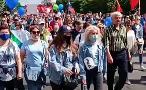 Хабаровск вновь вышел на митинг за свободу Фургалу. 29-й день подряд регион требует, чтобы Москва его услышала