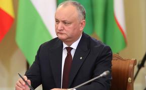 Додон рассказал о своем первом президентском сроке