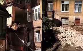 В Самаре обрушилась стена жилого дома 