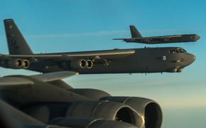 В-52Н ВВС США из бомбардировочной группы постоянной готовности имитировали удары по РФ 