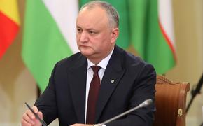 Додон заявил, что Молдавию беспокоят глобальные вызовы