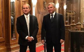 Володин и Медведчук обсудили активизацию межпарламентского взаимодействия