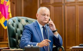 Додон заявил, что Молдавию ждет кризис из-за инициатив Санду