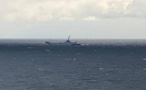 В районе строительства «Северного потока- 2» замечены военные корабли и самолеты