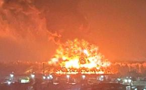 В Брянске случились пожары на нефтебазе и на территории войсковой части