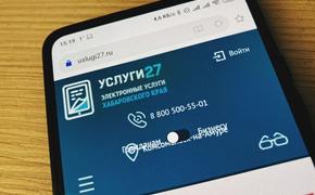 Почти 100 тысяч жителей Хабаровского края посетили сайт «Услуги27» за полгода